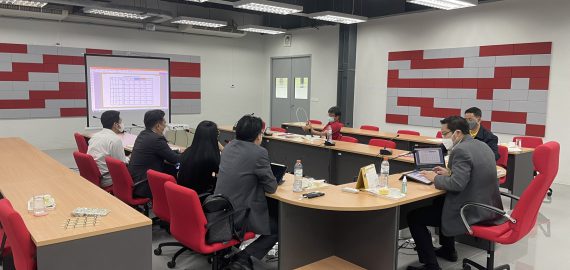การประชุมการหารือแนวทางการสร้างความร่วมมือระหว่างภาควิชาวิศวกรรมโยธาและสิ่งแวดล้อม กับ บริษัท Thai Fiber Rebar จำกัด